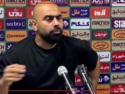 مازیار زارع در کنفرانس خبری پس از پایان بازی مقابل استقلال: انتقام انسان را ضعیف میکند