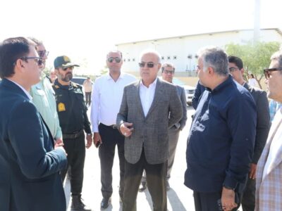 بازدید استاندار هرمزگان از نیروگاه برق بنگلان جاسک