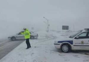 هشدار پلیس راه: بارش برف و باران در محور‌های کوهستانی / لغزندگی گسترده و لزوم پرهیز از سفر‌های غیرضروری