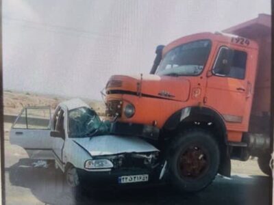 حادثه رانندگی در محور خوسف چهار کشته بر جا گذاشت