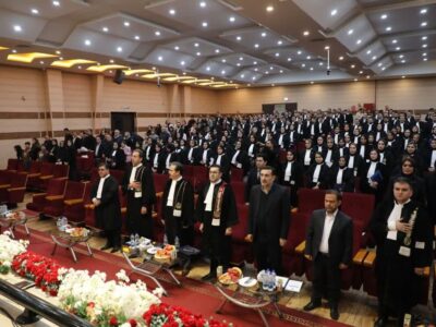 تحلیف ۲۱۹ کارآموز وکالت در اردبیل همزمان با ایام ولادت حضرت فاطمه زهرا(س)