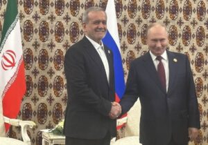 دیدار روسای جمهور ایران و روسیه