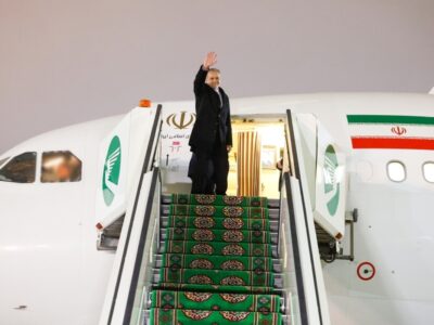 پزشکیان عشق‌آباد را به مقصد تهران ترک کرد