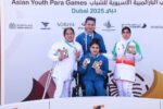 درخشش دختران جوان استان در بازی های پاراآسیایی جوانان امارات