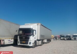 تردد بیش از ۲۵۵ هزار کامیون صادراتی از گمرکات مرزی کرمانشاه