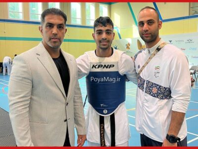 پاراتکواندوکار سمنانی طلای پاراآسیایی ۲۰۲۵ را بر گردن آویخت