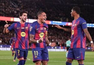 پیروزی بیدردسر بارسلونا در لالیگا با درخشش ستاره برزیلی