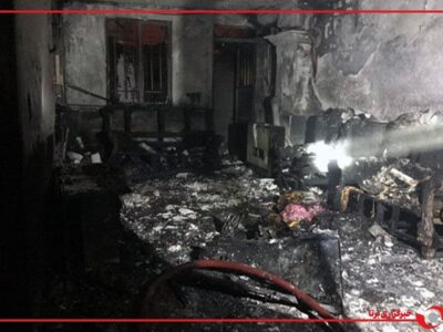 آتشسوزی سینمای قدیمی لالهزار تهران