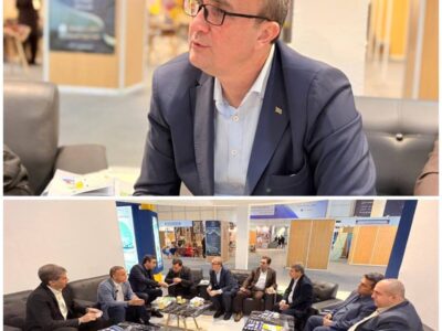 حضور عضو هیأتمدیره اتحادیه صنایع و کارآفرینان ترکمنستان در پاویون مناطق آزاد ایران در کیش اکسپو ۲۰۲۵