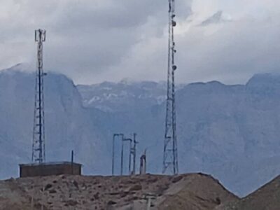 ارتفاعات سیاهوی هرمزگان سفید پوش شد