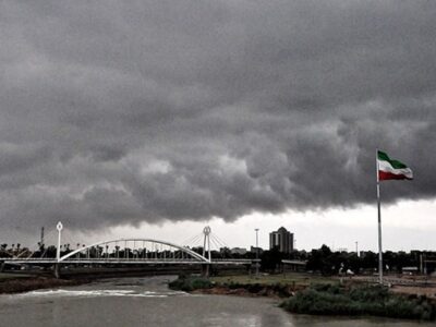 هشدار نارنجی تقویت سامانه بارشی و افت دما در خوزستان