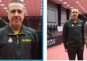 مربی قزوینی تنیس روی میز در اردوی تیم ملی