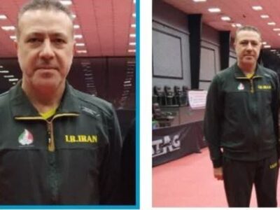 مربی قزوینی تنیس روی میز در اردوی تیم ملی 