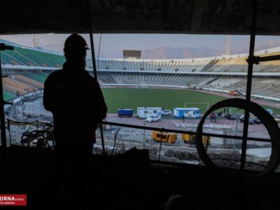 تعویض دومین پست برق فشار قوی مجموعه ورزشی آزادی با همکاری فدراسیون کشتی و وزارت ورزش و جوانان