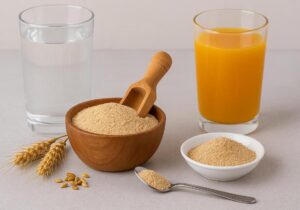 مصرف پودر جوانه گندم با آب مفید است؟