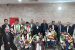 استقبال رسمی از قهرمانان خوزستانی پاراآسیایی در فرودگاه اهواز