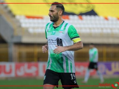 آرام به وسط دروازه قنبری در دقیقۀ ۲۸