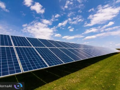 ربات ایرانی شستوشوی پنل خورشیدی؛ افزایش بهرهوری ۱۰ درصدی نیروگاهها با مصرف آب کمتر