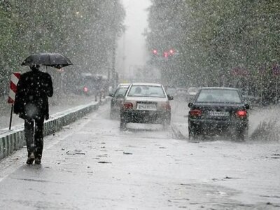 باران و برف در یزد از امروز شدیدتر می‌بارد