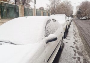 نخستین بارش برف پاییزی استان مرکزی را سفیدپوش کرد