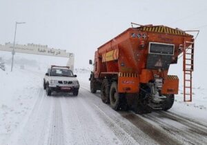 نمک‌پاشی ۶۰ کیلومتر از محورهای مواصلاتی مهاباد