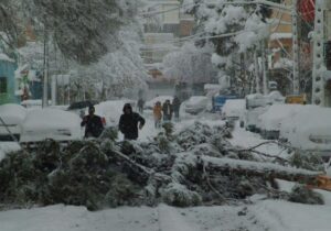 ۳۵۰ نیروی شهرداری بجنورد در صف نخست نبرد با سرما