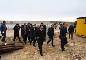 بازدید استاندار همدان از روند پیشرفت پروژه ایستگاه راهآهن و پایانه ترانزیت فامنین