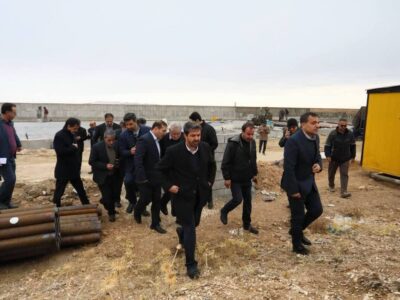 بازدید استاندار همدان از روند پیشرفت پروژه ایستگاه راهآهن و پایانه ترانزیت فامنین