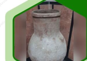 کشف خمره سفالی ۳۰۰ ساله در قزوین