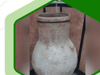 کشف خمره سفالی ۳۰۰ ساله در قزوین