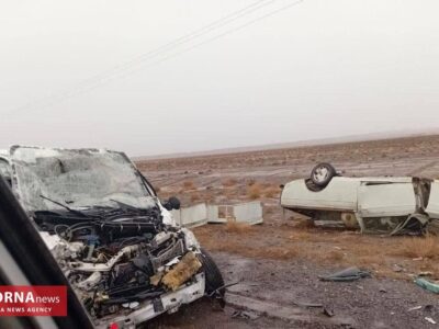 تصادف مرگبار در جاده موسی‌آباد تربت جام با پنج کشته