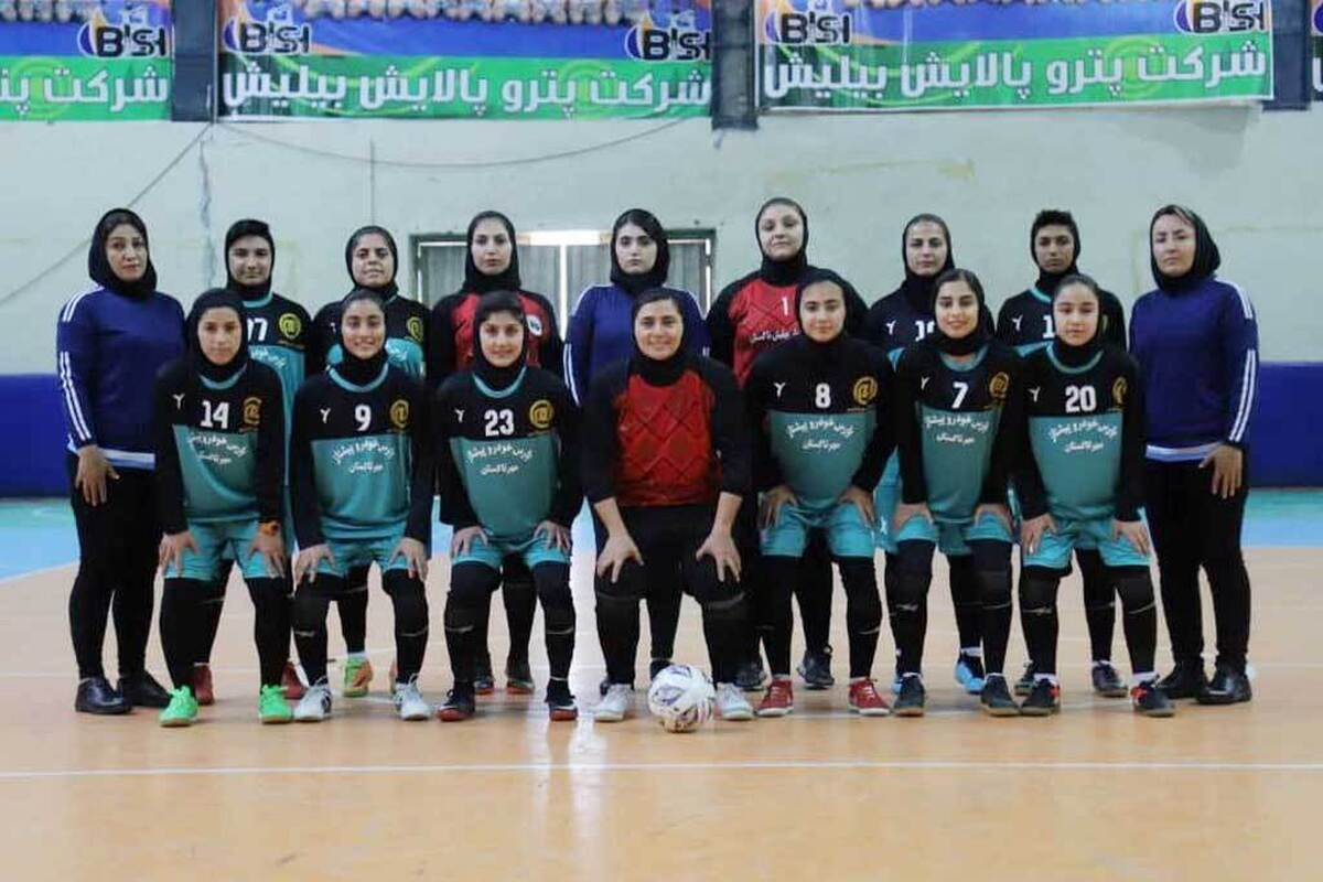 برتری بانوان فوتسالیست گلبرگ تاکستان مقابل نماینده کرمان