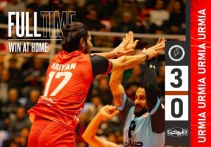 پیروزی قاطع شهرداری ارومیه برابر طبیعت اسلامشهر در هفته هفتم لیگ برتر والیبال
