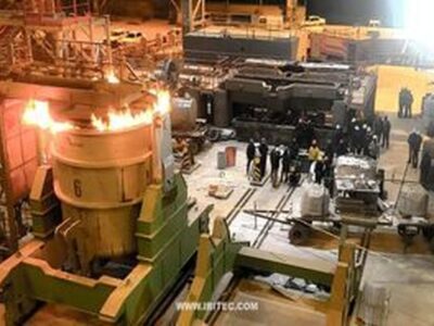 واحد تولید شمش در شرکت فولاد قاینات همزمان با حضور رئیس جمهور در خراسان جنوبی به بهره‌برداری رسید