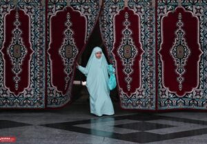 مسیر اختصاصی زیارت دختران تازه مکلف در حرم مطهر امام رضا(ع) + عکس