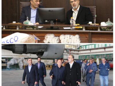 گام مشترک فرودگاه بین المللی پیام و فارسکو برای تقویت زیرساختهای تعمیر هواپیما