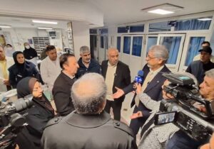 بازدید وزیر کار از بیمارستان تأمین اجتماعی تاکستان