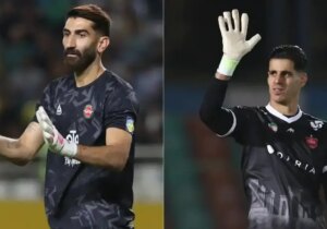 بازی نهم بیرانوند و بازی پانزدهم نیازمند؛ همای سعادت روی دوش کدام دروازه بان مینشیند؟