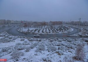 برف پاییزی در اراک