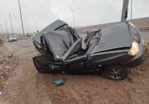 مرگ دلخراش راننده پراید در آزاد راه رشت به قزوین