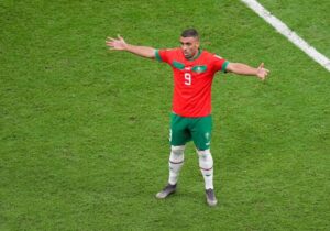 وداع عبدالرزاق حمدالله با پیراهن تیم ملی مراکش