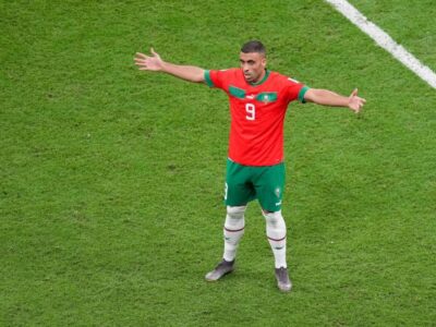 وداع عبدالرزاق حمدالله با پیراهن تیم ملی مراکش