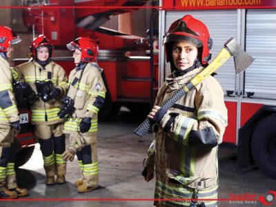 ۸۰۰ خانم داوطلب ورود به آتش‌نشانی