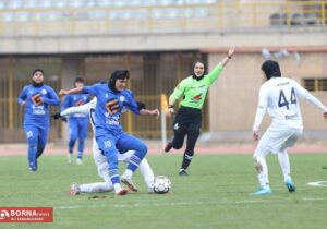 دیدار تیم های فوتبال دختران  ایستا البرز – ملوان بندرانزلی