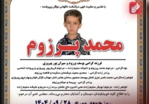 جان باختن دانش‌آموز بوکانی بر اثر خفگی ناشی از گیر کردن غذا در مدرسه