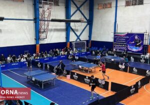 پایان لیگ تنیس روی میز نوجوانان پسر کشور در رشت