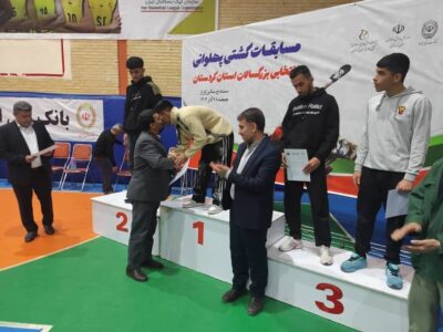 برگزاری مسابقات کشتی پهلوانی انتخابی بزرگسالان استان کردستان در سنندج