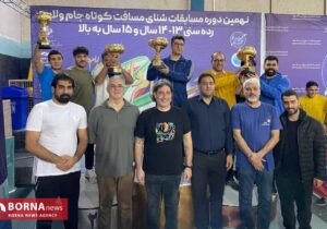 پایان مسابقات شنای جام ولایت با قهرمانی تیم استخر شهید حججی/ مشهدیها در مسابقات شنای جام ولایت قهرمان شدند