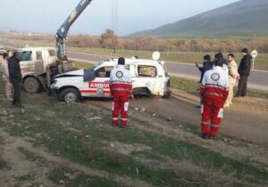 مدیرعامل جمعیت هلال‌احمر سمنان بر اثر تصادف به بیمارستان منتقل شد