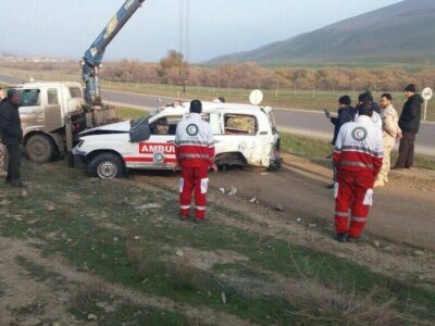 مدیرعامل جمعیت هلال‌احمر سمنان بر اثر تصادف به بیمارستان منتقل شد